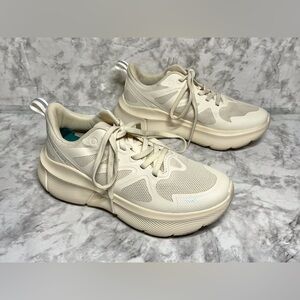Hawkwell Cloud Zero Active Women's Running Walking Shoes Size 6 - Cream